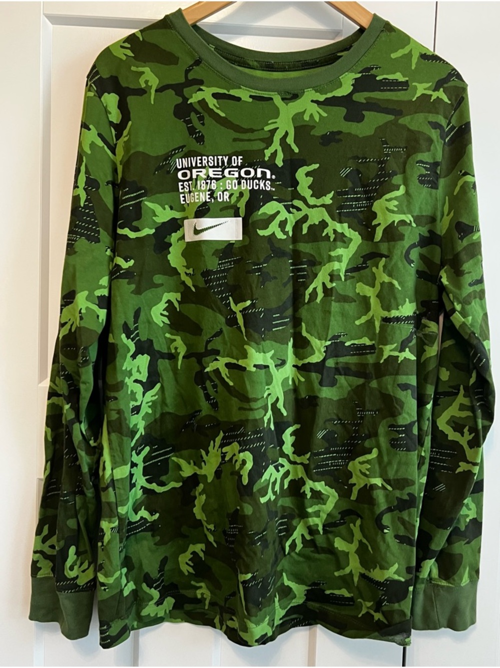 Nike Green Camo University of Oregon Tee